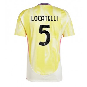 Juventus Manuel Locatelli #5 Replika Udebanetrøje 2024-25 Kortærmet